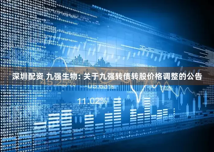 深圳配资 九强生物: 关于九强转债转股价格调整的公告
